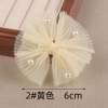 6cm original manufacturer fabric flower clothing accessories, handcrafted ornaments and accessories, fabric accessories, gauze flower hair accessories, diy flowers Specification image